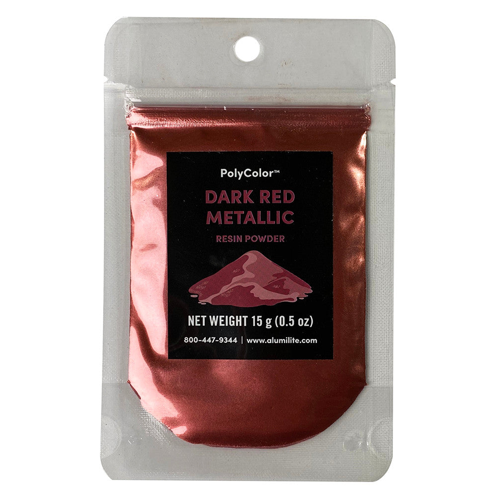 Dark Red Metallic Resin Powder