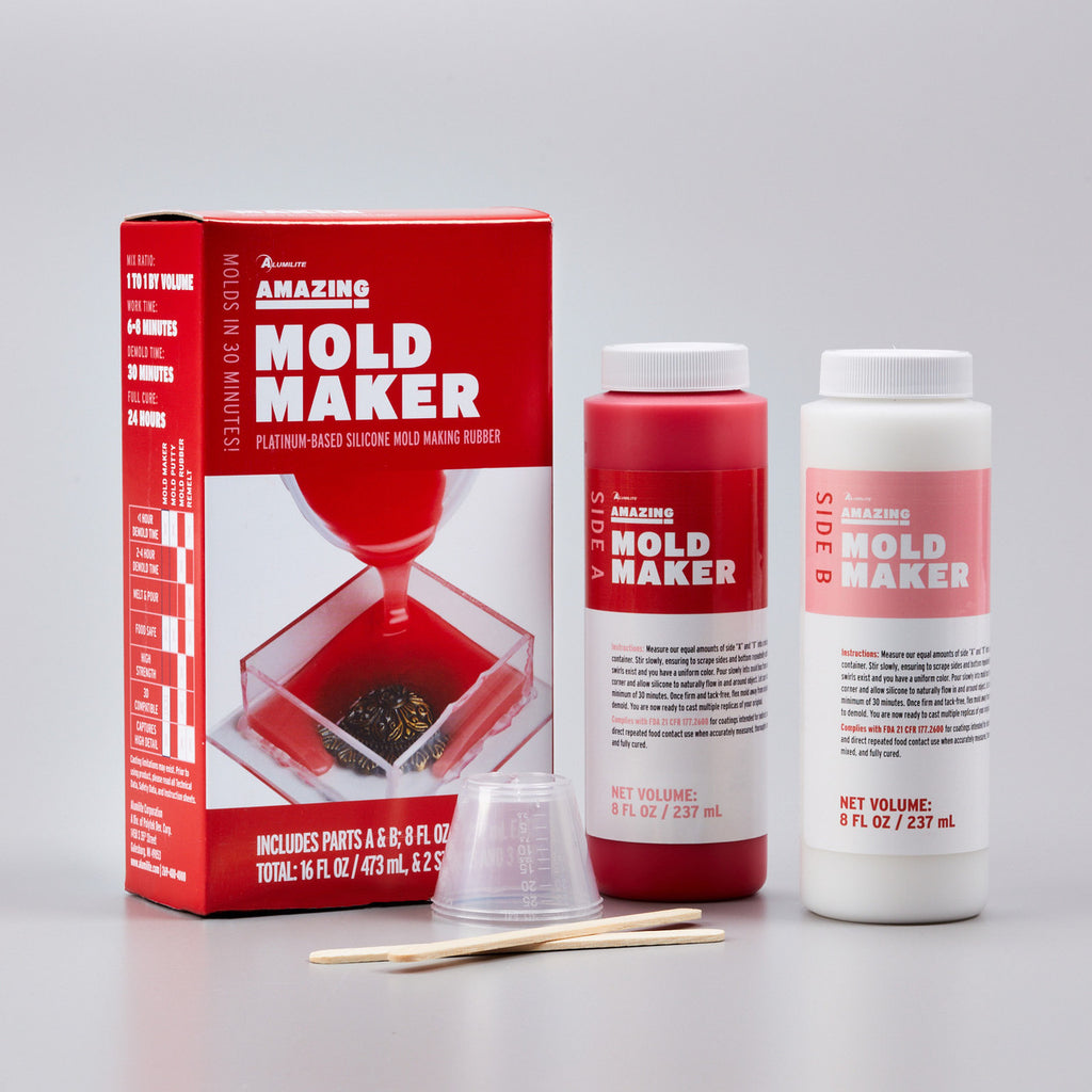 Amazing Mold Maker mold making silicone bottles and box.