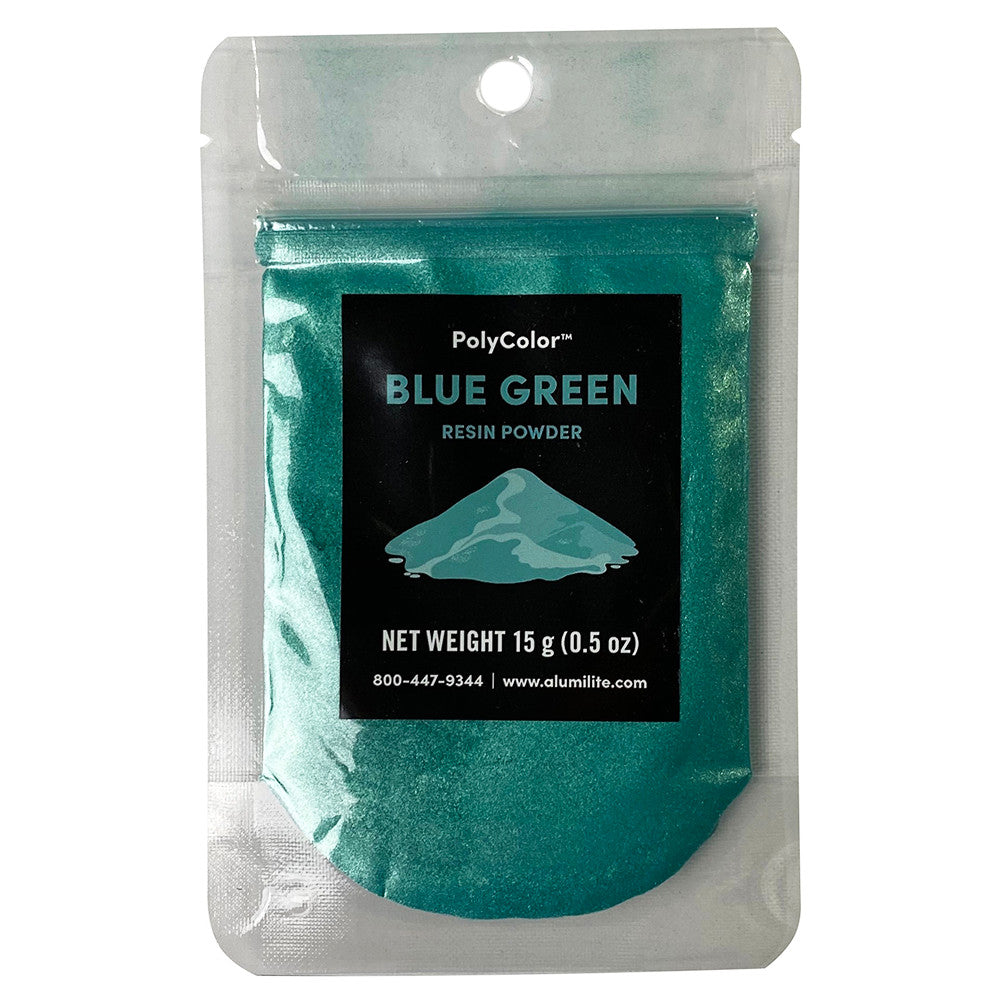 Blue Green Resin Powder 15g Bag