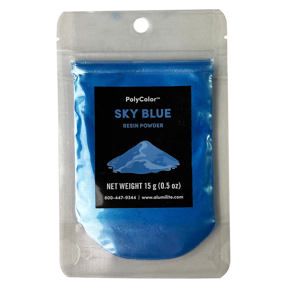 Sky Blue Resin Powder