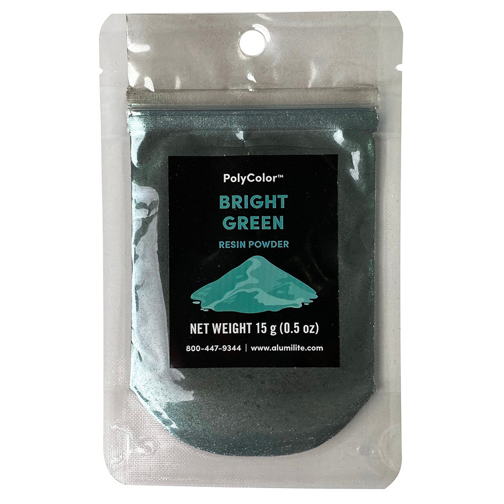 Bright Green Resin Powder