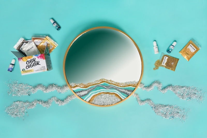 Color Creator Premier Kit 20 Mica Powders Alcohol Inks Glitters