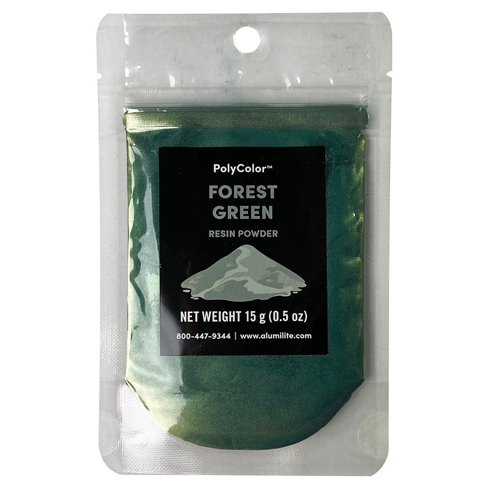 Forest Green Resin Powder