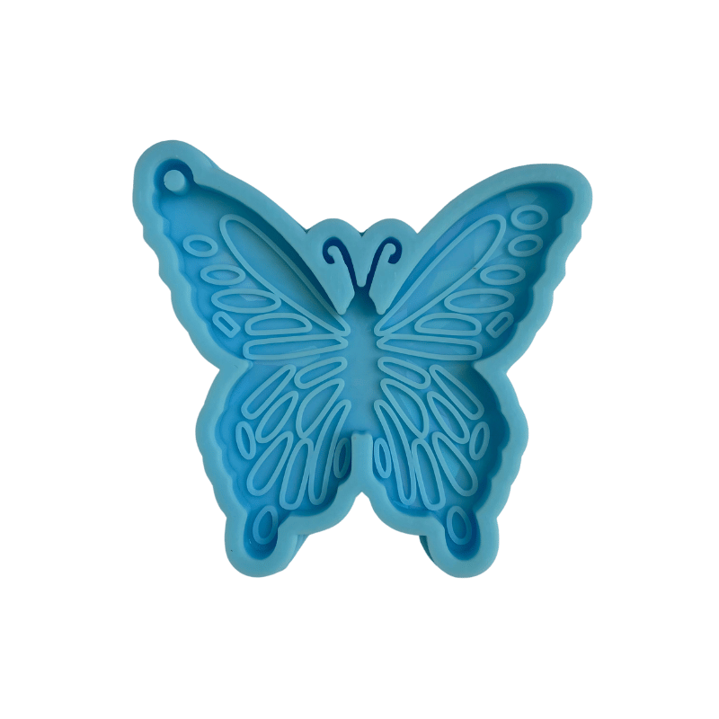 holographic design butterfly keychain mold