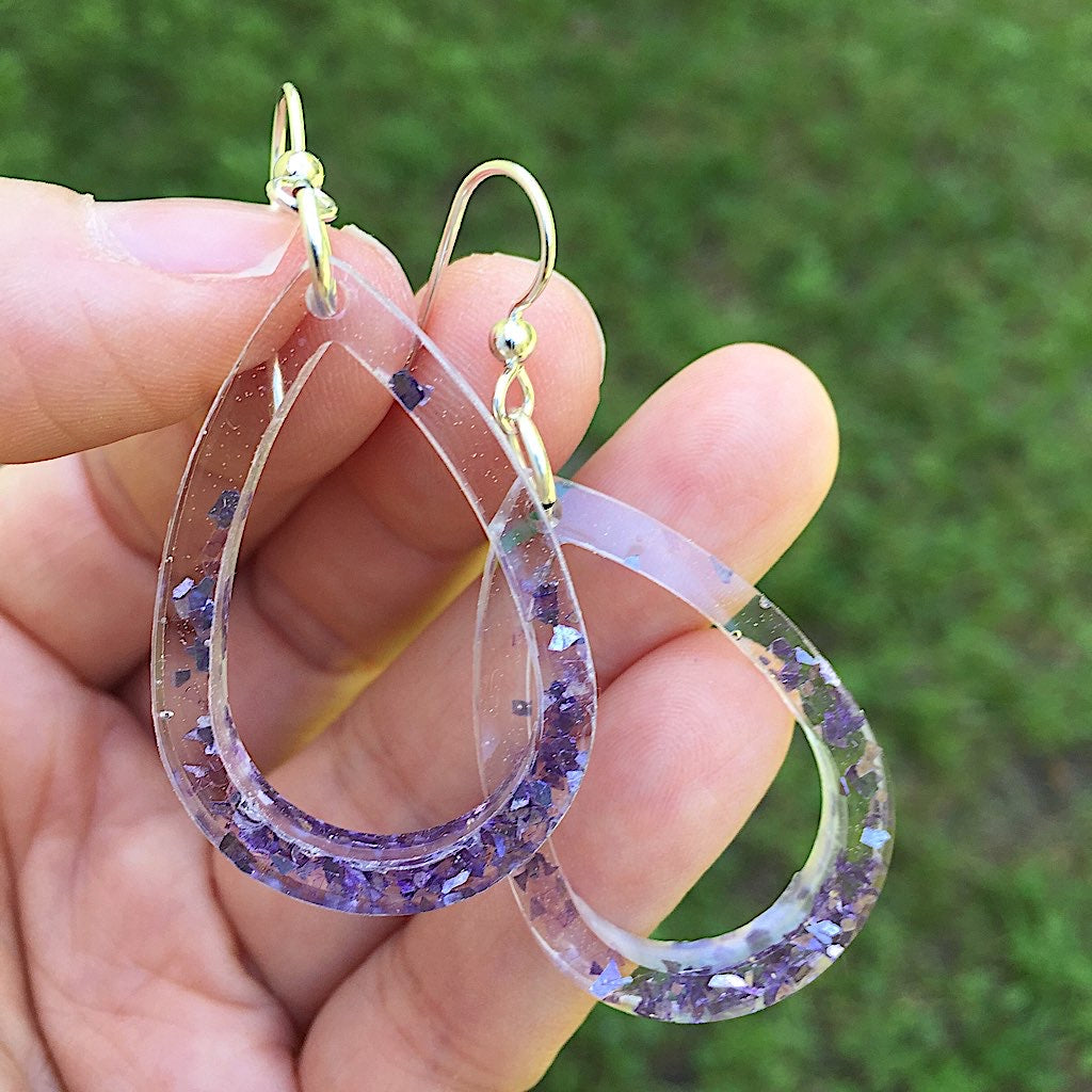 Jewelry quality resin earrings