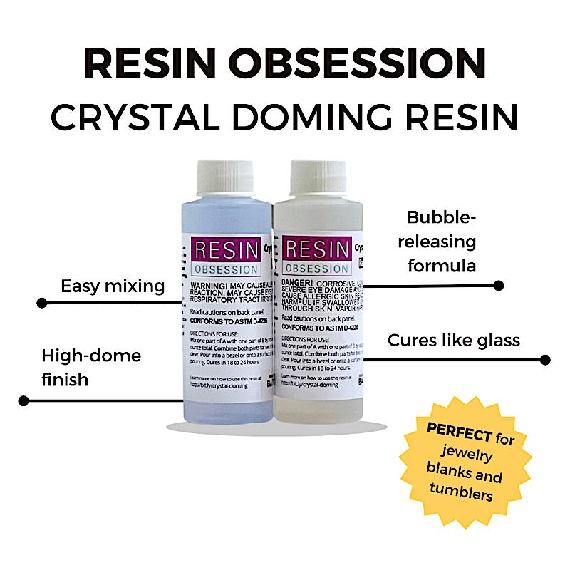 UV Resin - Liquid Craft Resin, Hard Type - for Doming, Bezels