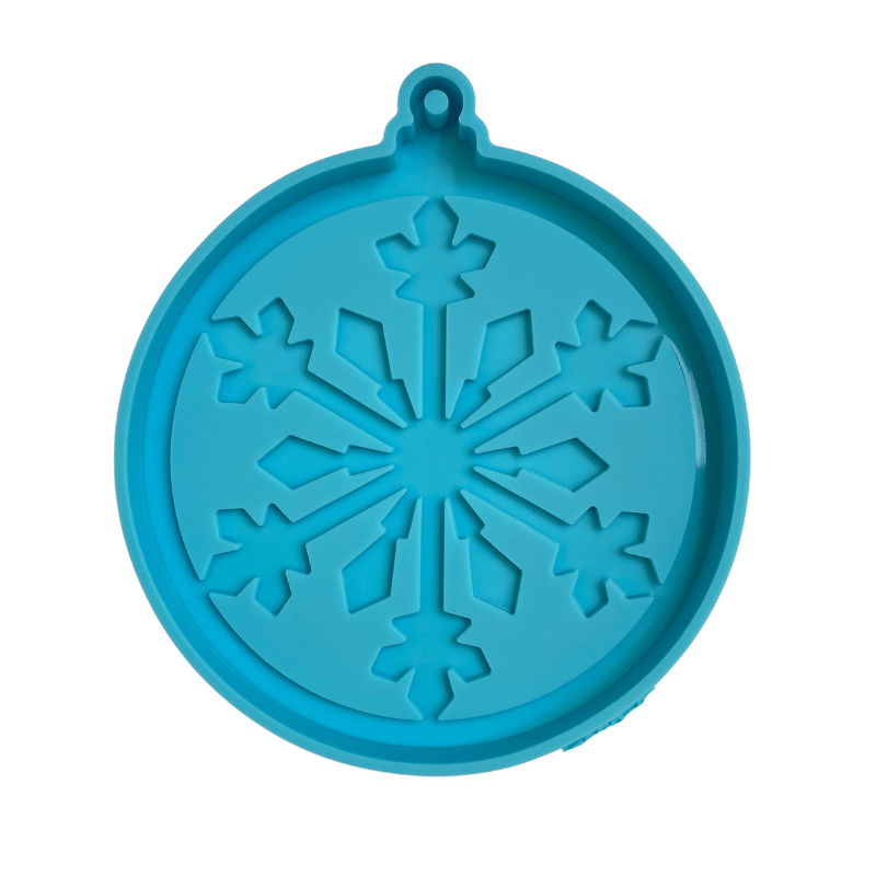 Christmas ornament mold with snowflake