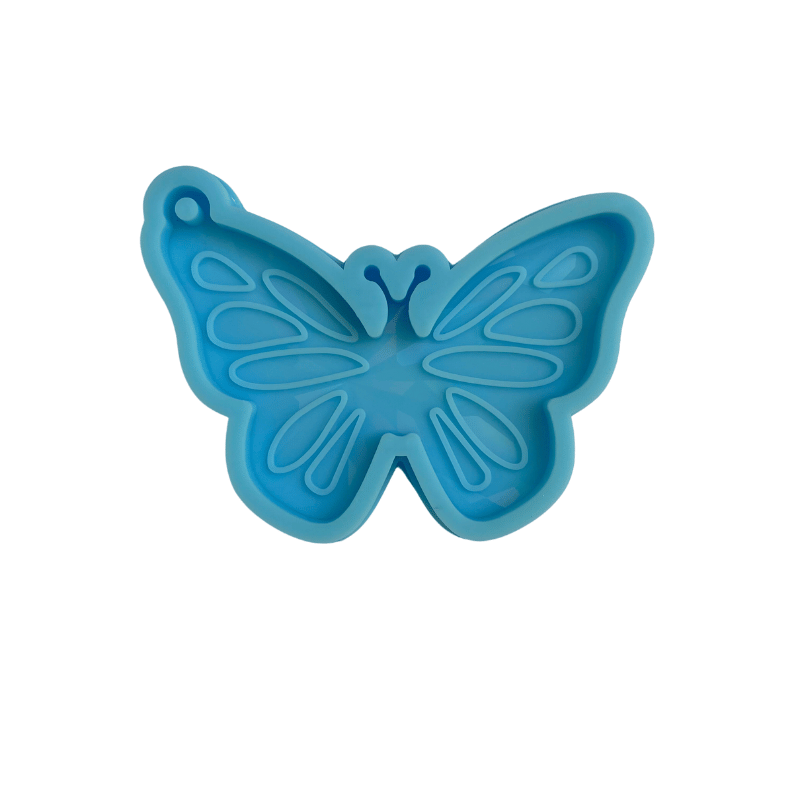 holo finish keychain mold butterfly