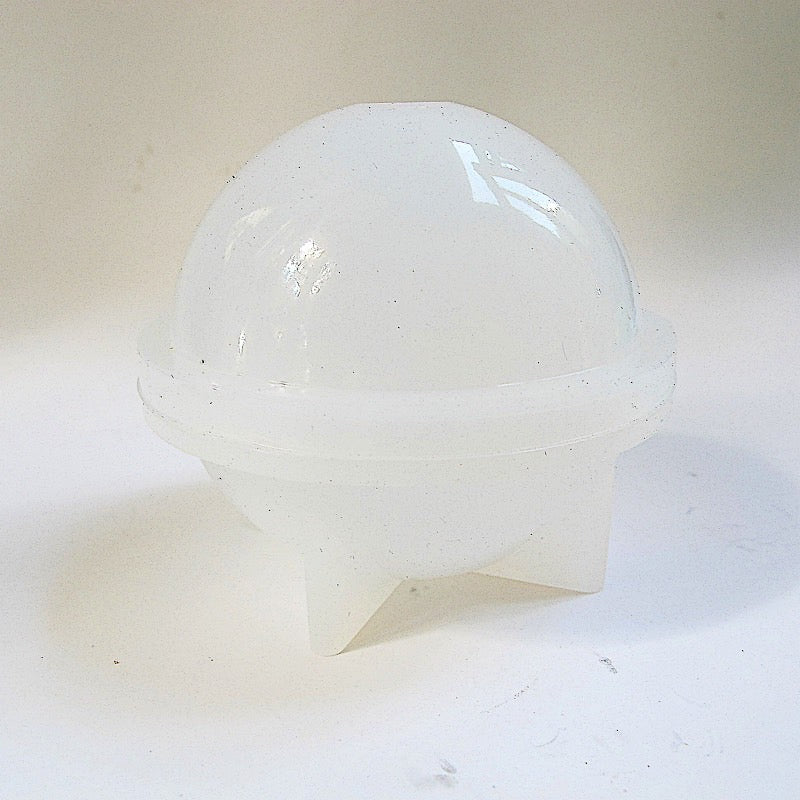Large Silicone Resin Sphere Mold, Set of 4