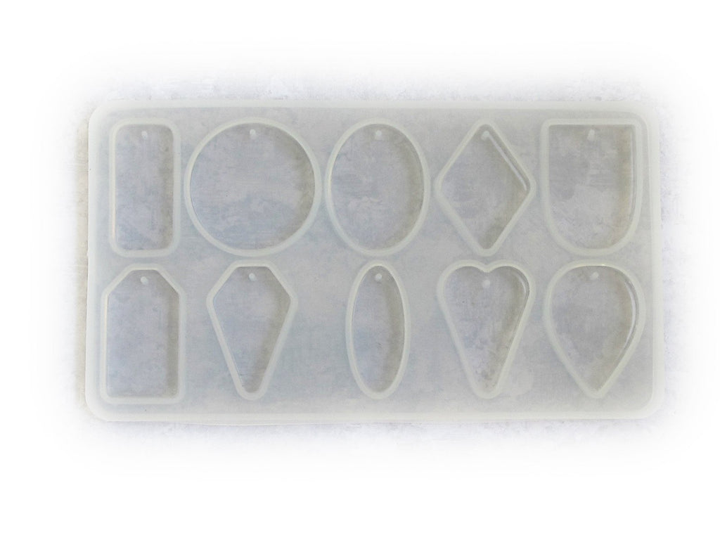 resin pendant silicone mold DIY jewelry