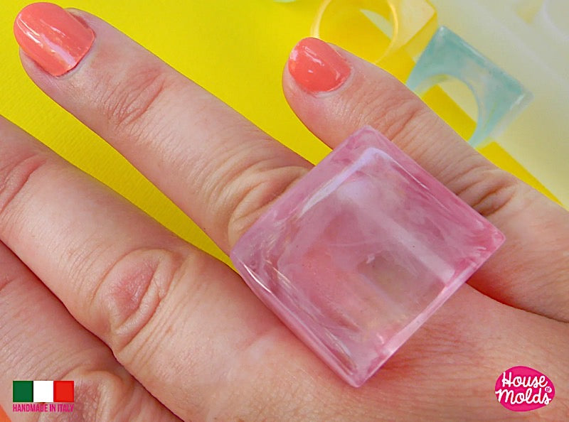 Ring Mold, Flat Finger Ring Silicone Mold Resin Silicone Molds Jewelry –  LightningStore