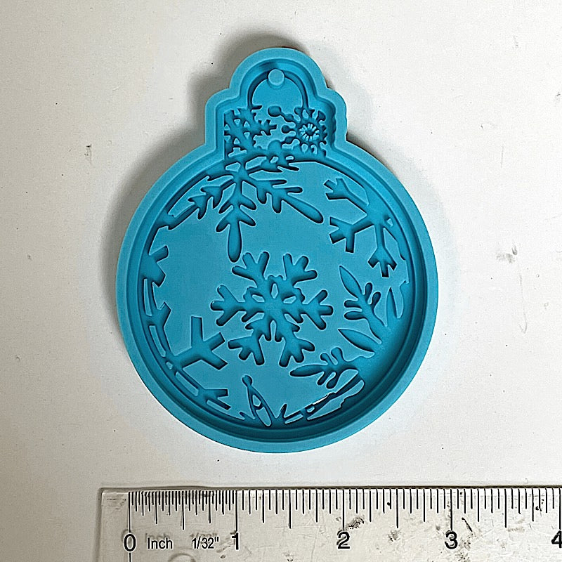 Christmas ornament silicone mold for resin