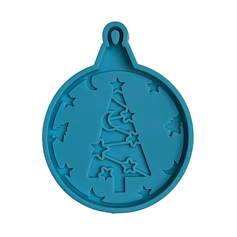 Christmas tree ornament silicone mold