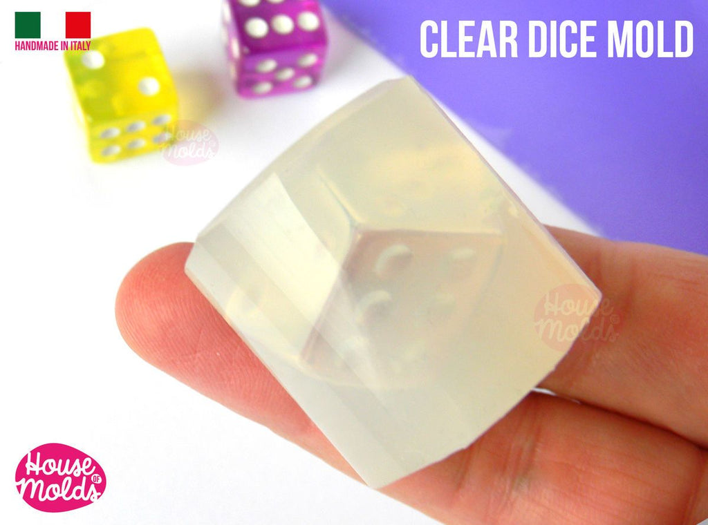 D6 dice mold for resin