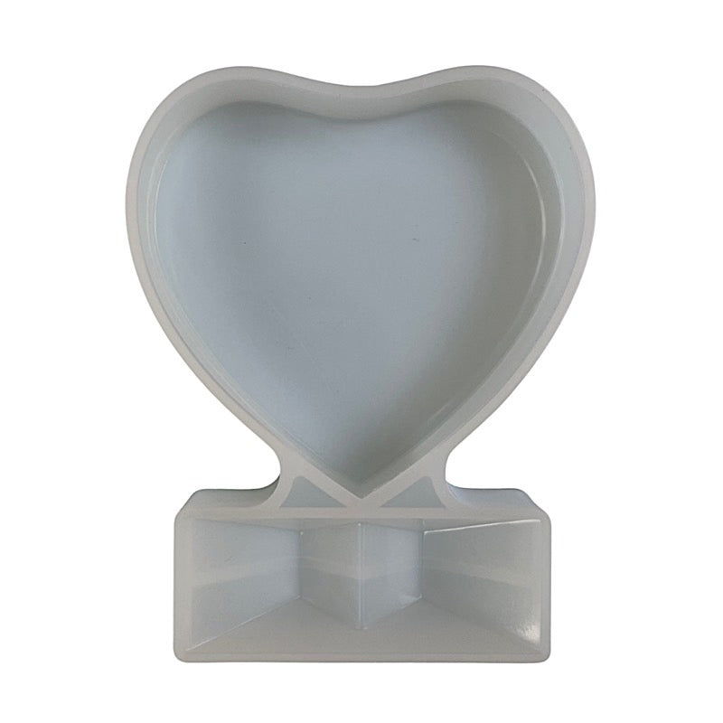 heart shaped silicone frame mold