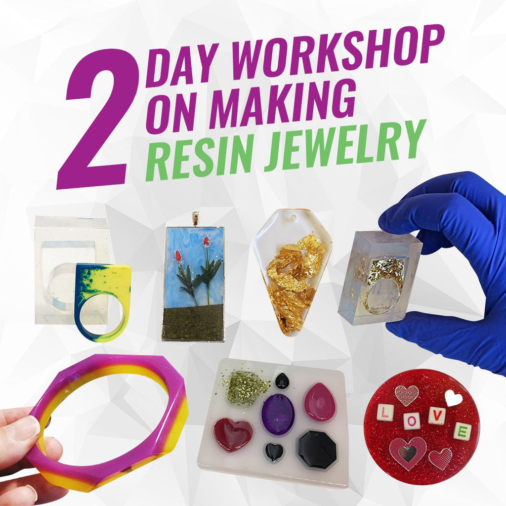 resin jewelry workshop