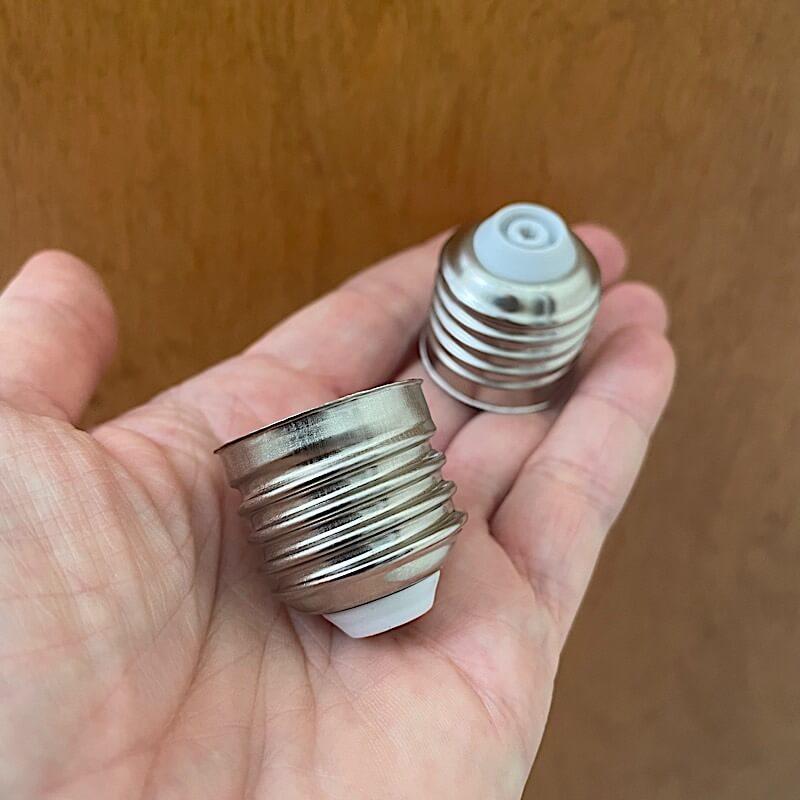 metal resin light bulb attachments