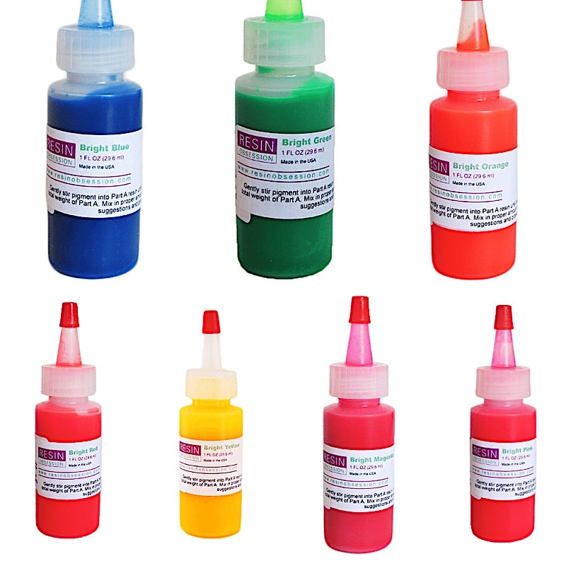 Resin Tints: Epoxy Resin Colorants In Many Colours: Free US