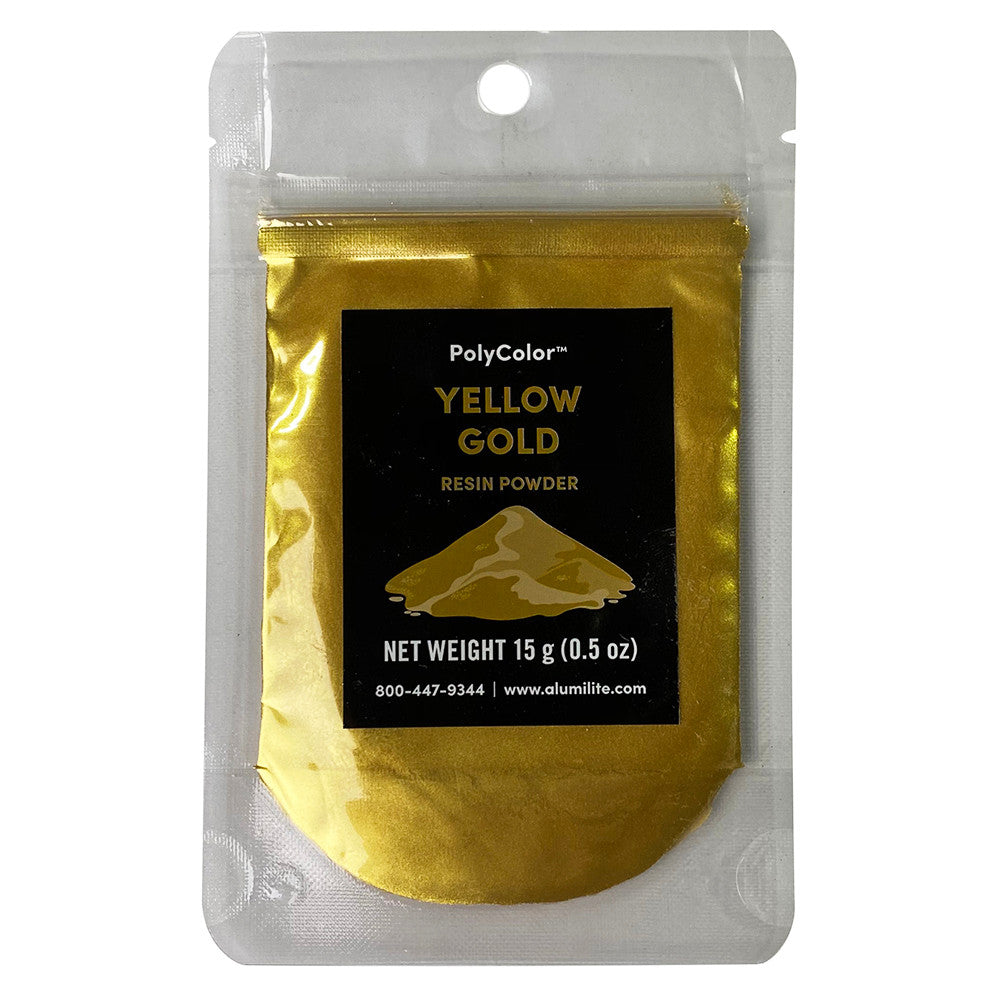 Yellow Gold Resin Powder 15g Bag