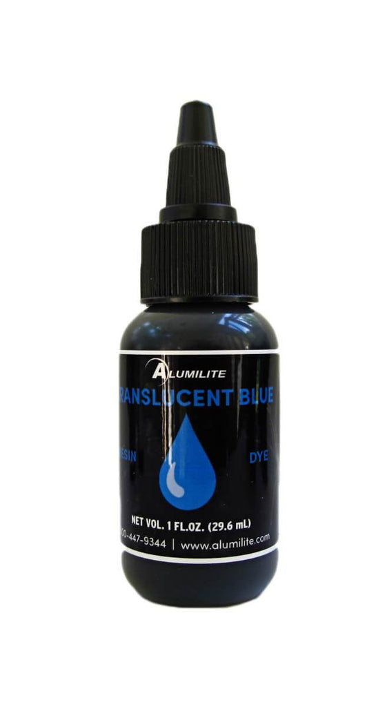 Blue liquid resin dye
