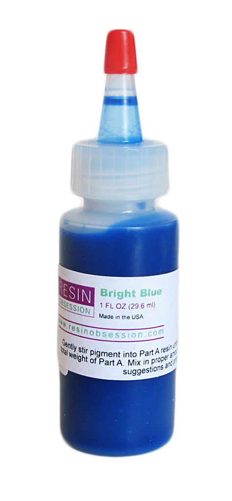 Resin Obsession bright blue resin color