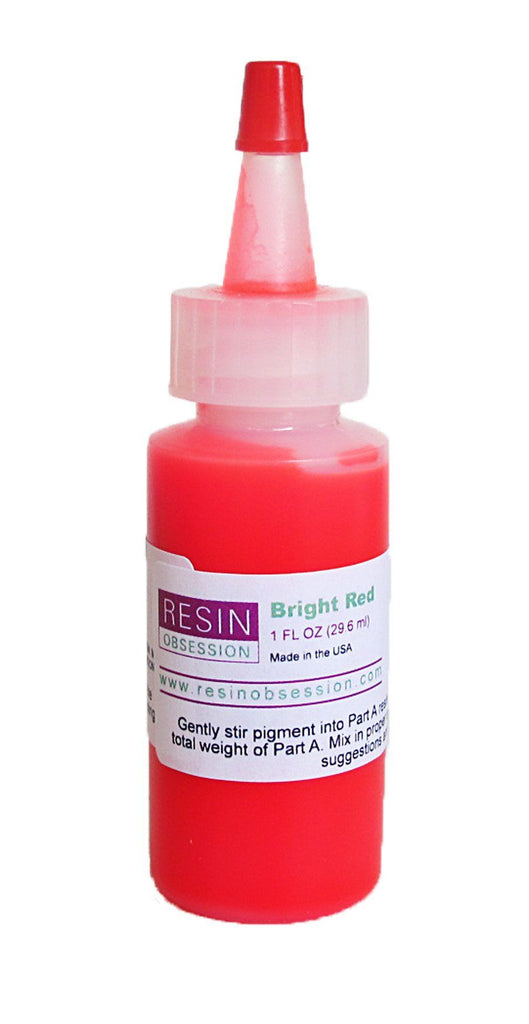 Resin Obsession bright red resin color