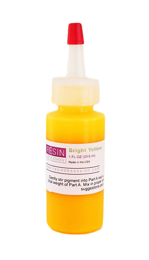 Resin Obsession bright yellow resin color