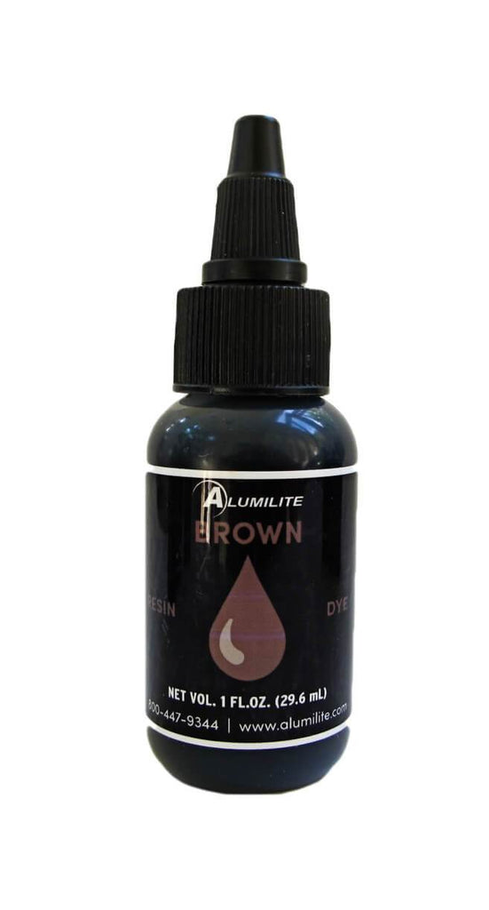 Brown liquid resin dye