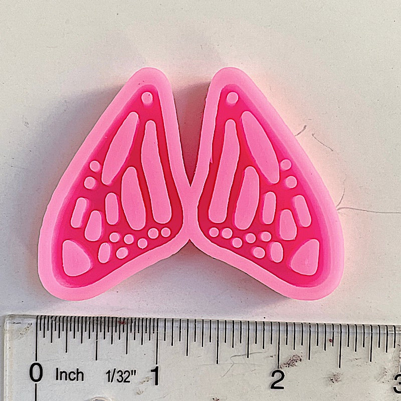 Butterfly wings earring mold for resin
