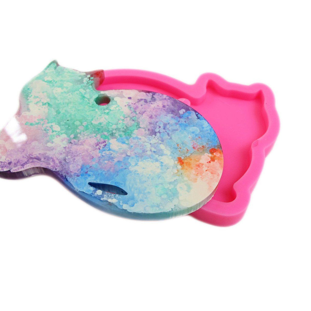 Cat silicone resin crafts mold