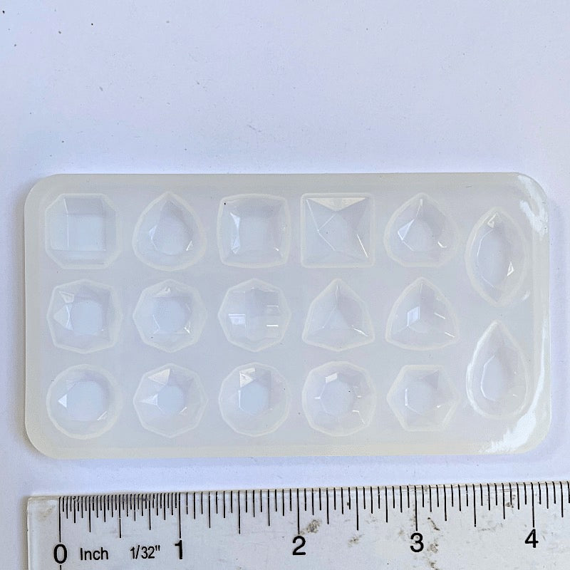 Silicon Resin Mold -12mm Cabochon Resin Silicone Mould- Epoxy Resin Craft  Mold - Casing Silicone Mold Resin Cabochons -DIY Mold