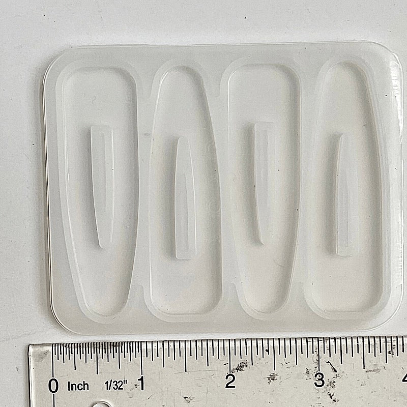 Hair clips silicone mold for epoxy resin