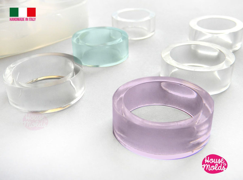 6 cavity resin ring silicone mold