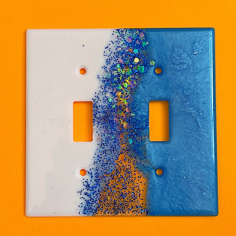 Resin light switch cover