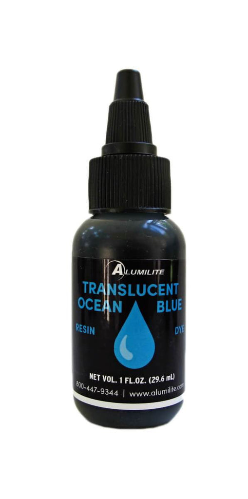 Ocean blue liquid resin dye