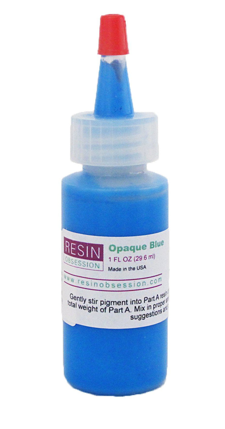 Blue Opaque Epoxy Pigment, Solid Epoxy Gel Ink