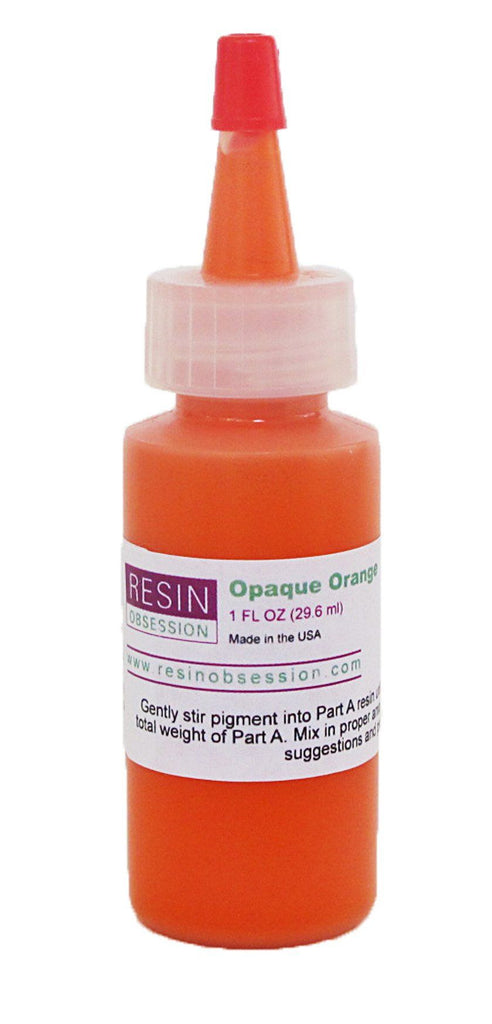 Orange resin pigment Resin Obsession