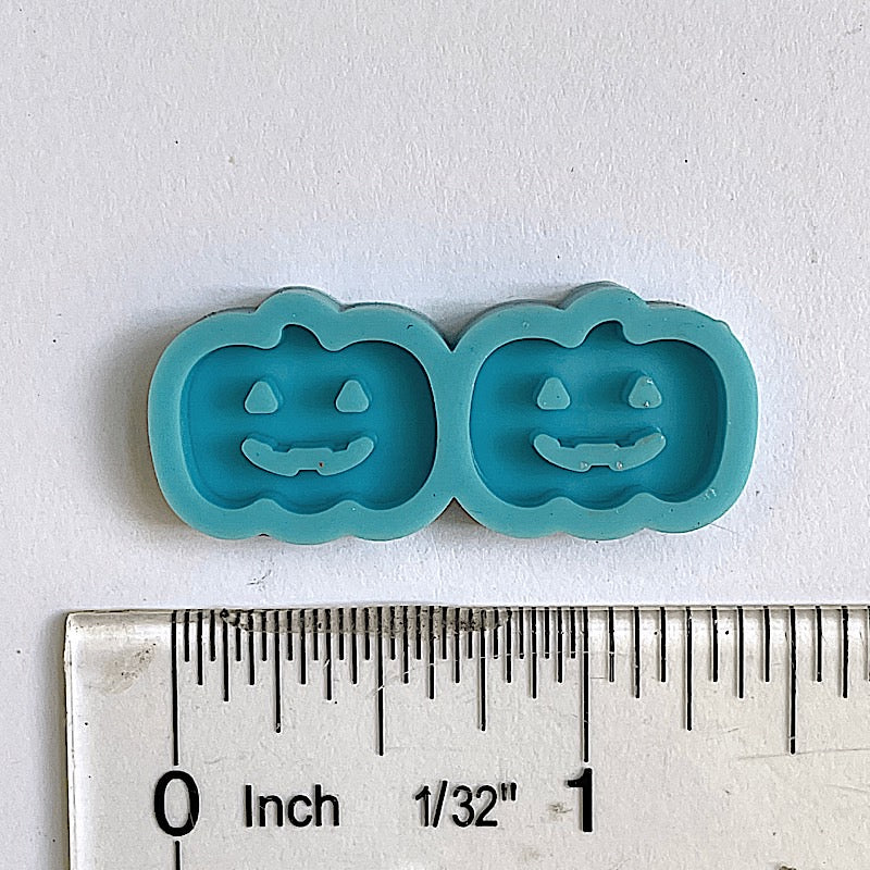 Pumpkin earrings silicone mold