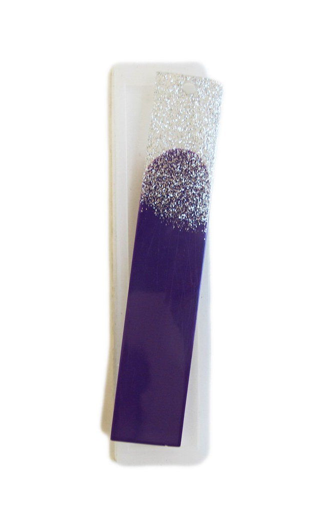 purple resin bookmark