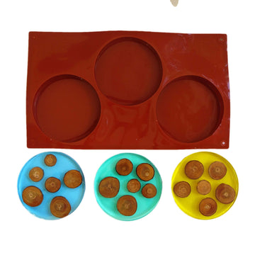 3Pcs DIY Color Palette Resin Molds,Silicone Paint Palette Resin Molds  Drawing Board Epoxy Mold Paint Palette Resin Casting Moulds
