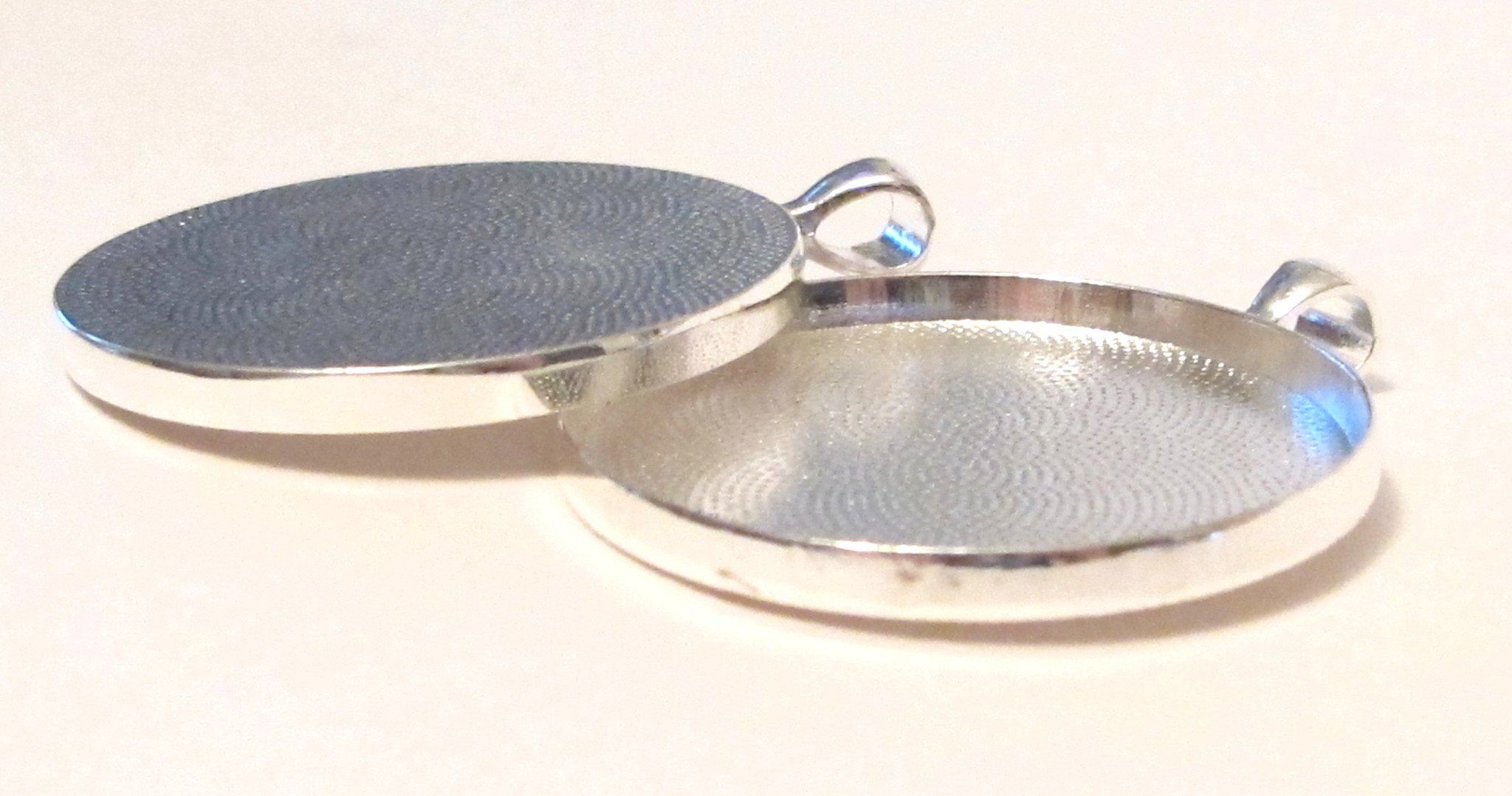 5 Pcs Round Tray Sublimation Blanks DIY Bracelet Ornament Multi