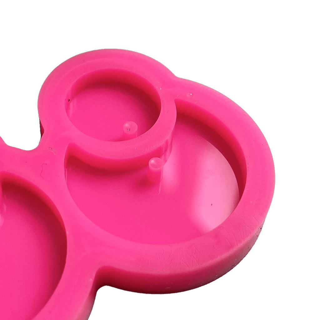 shiny finish resin earrings mold
