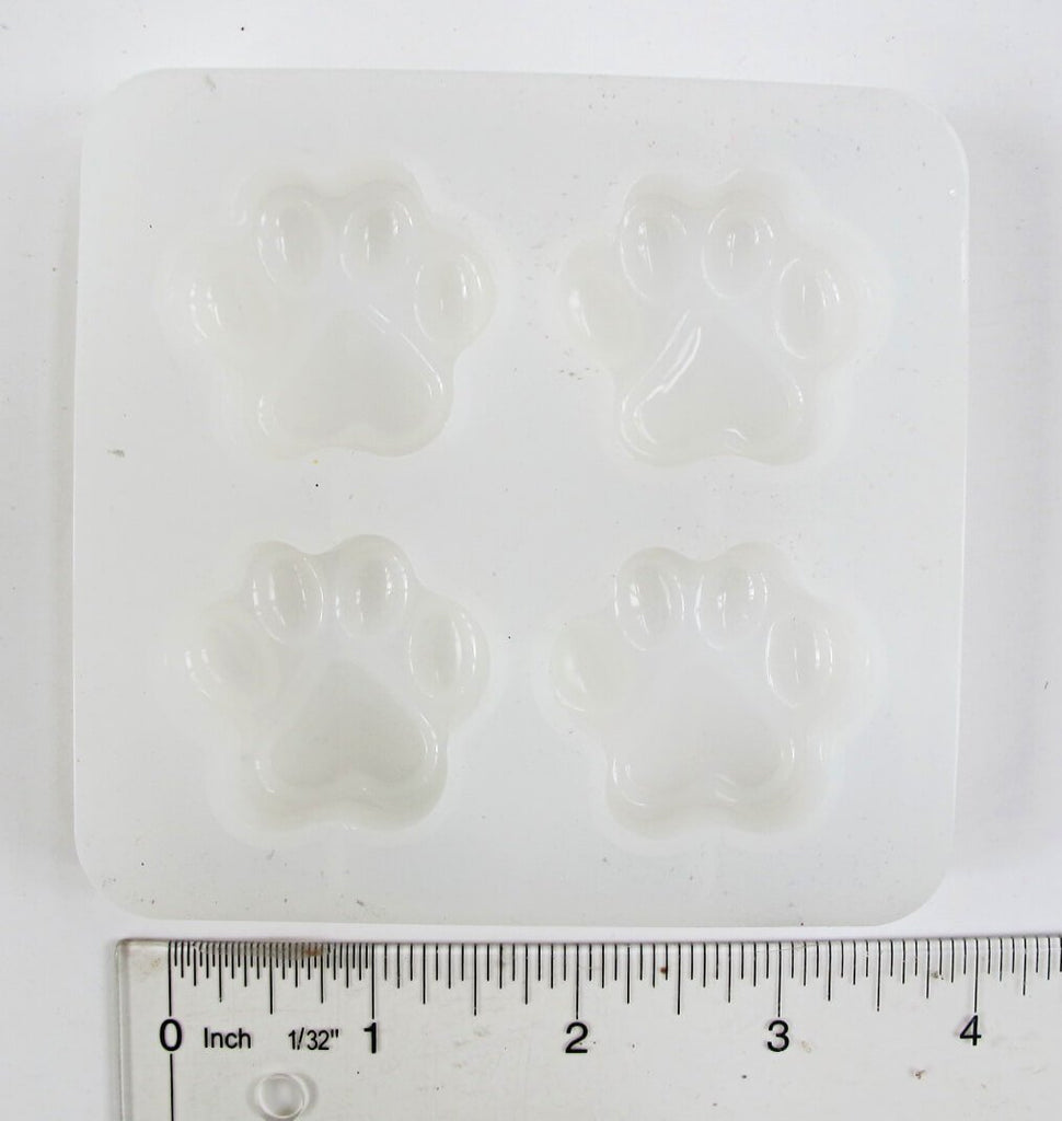 silicone paw print pet mold