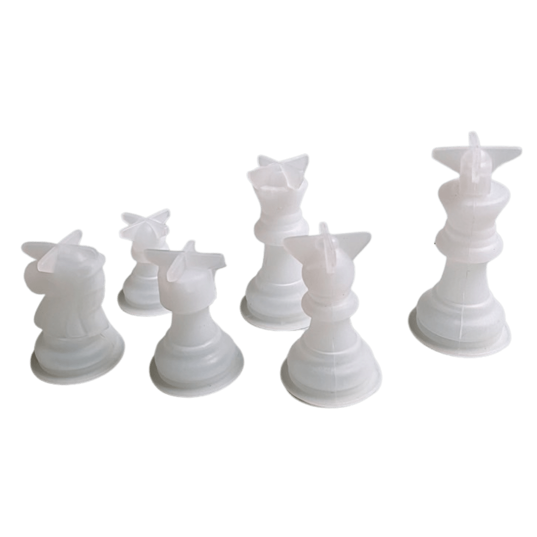 Silicone Chess Piece Molds - 6 styles