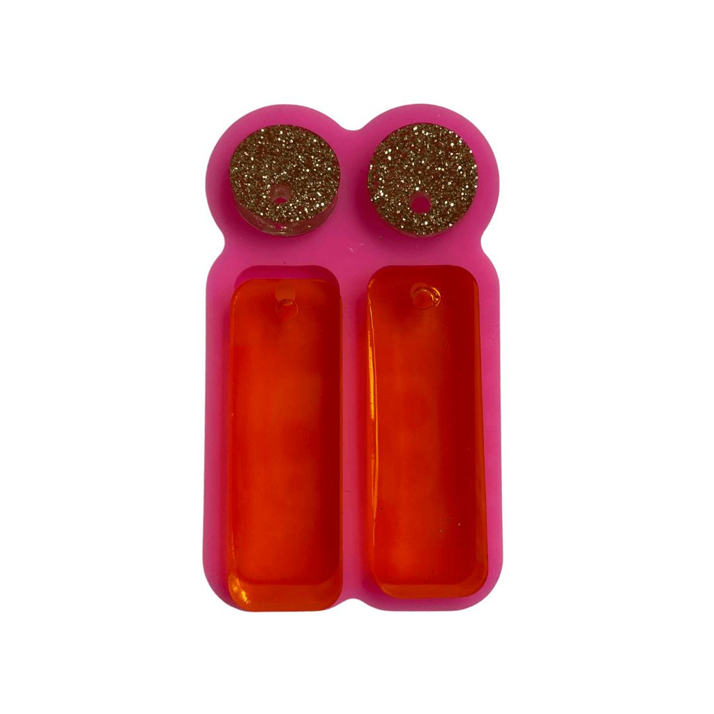 silicone resin earrings drop mold