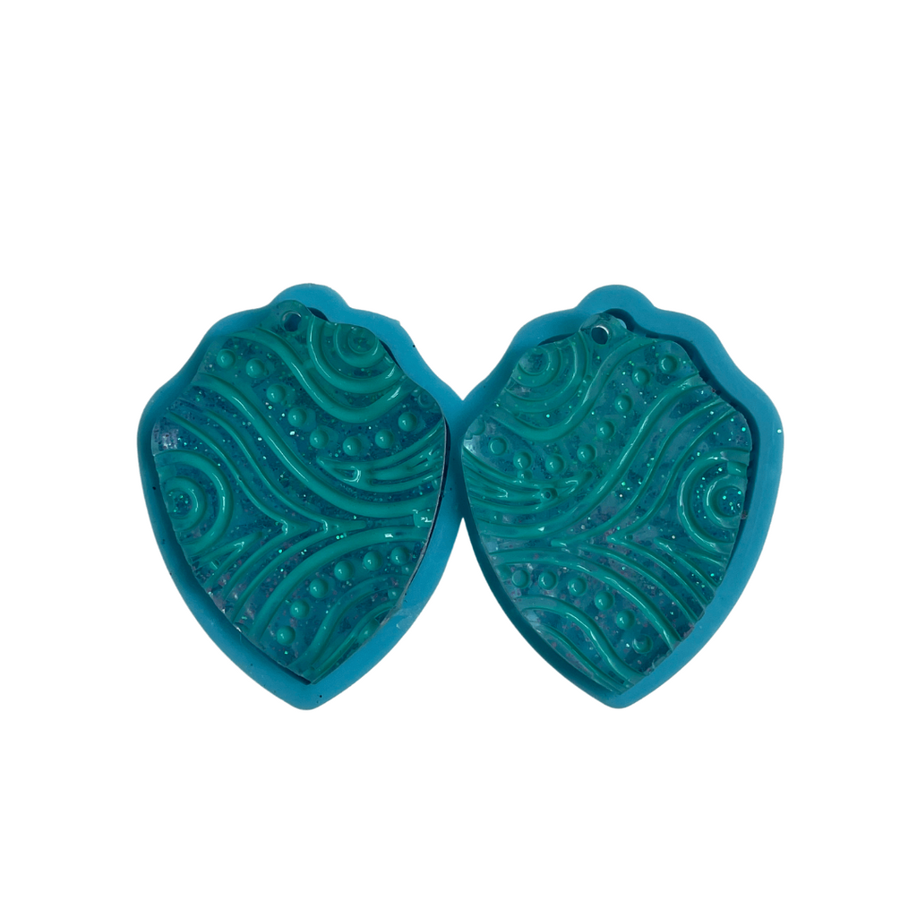 Silicone resin earrings mold