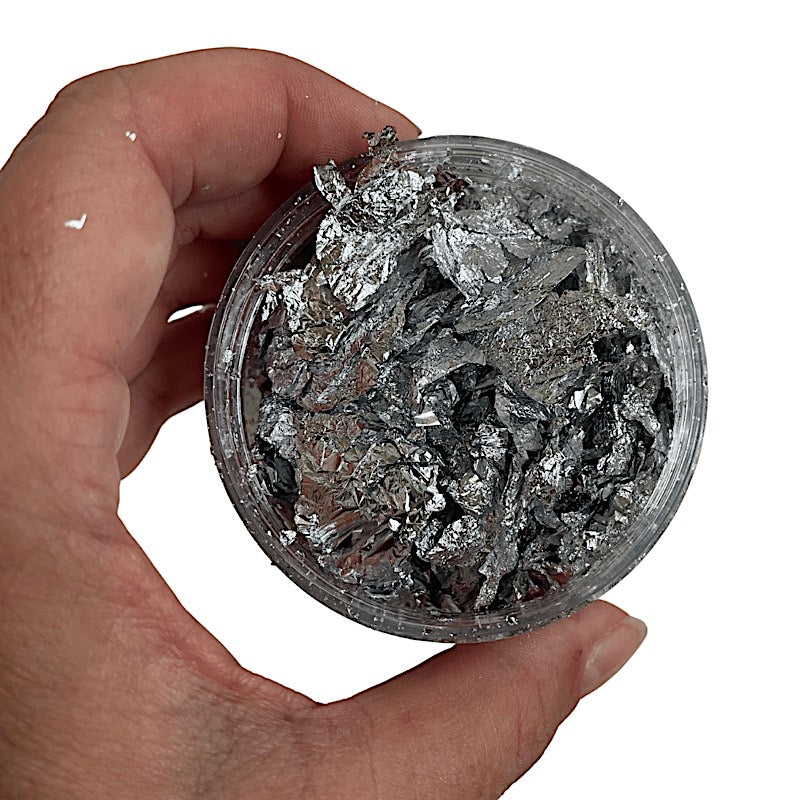 silver metal flake for resin