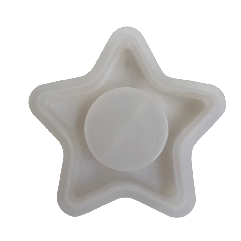 Star candle holder silicone mold