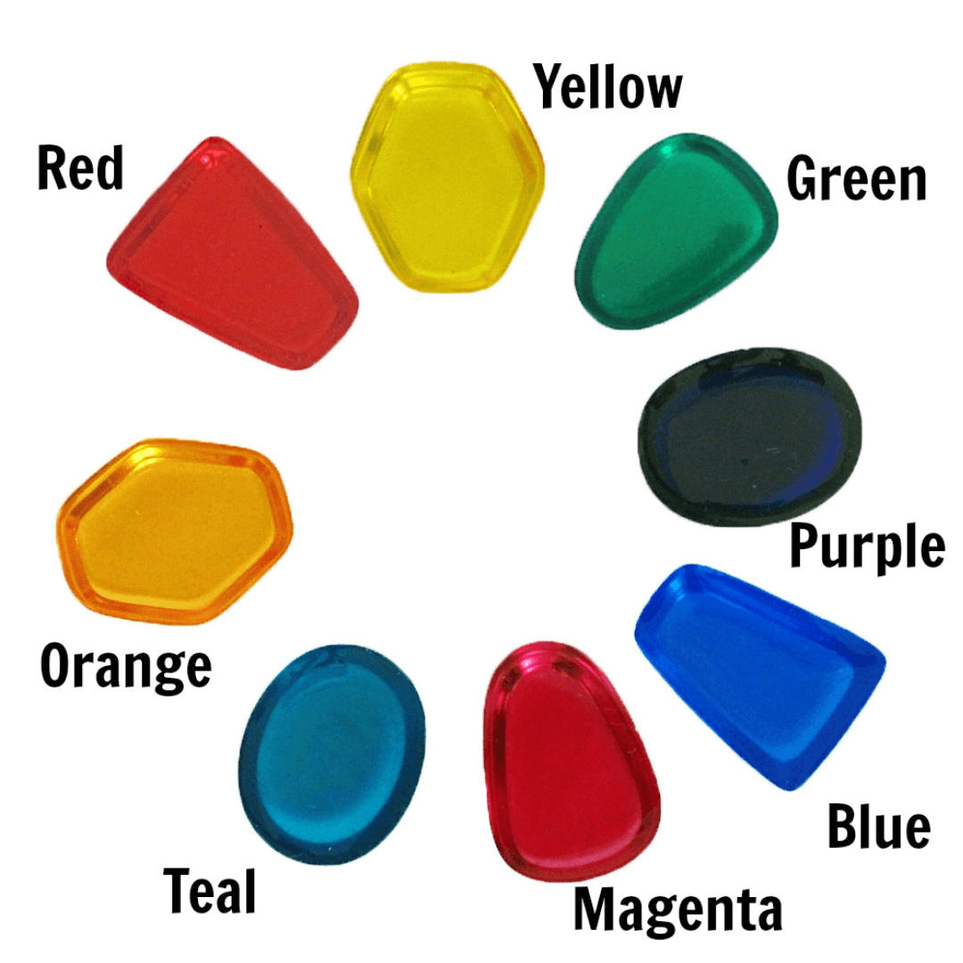 Transparent Pigment for Epoxy, 8 Jewel Tone Colors