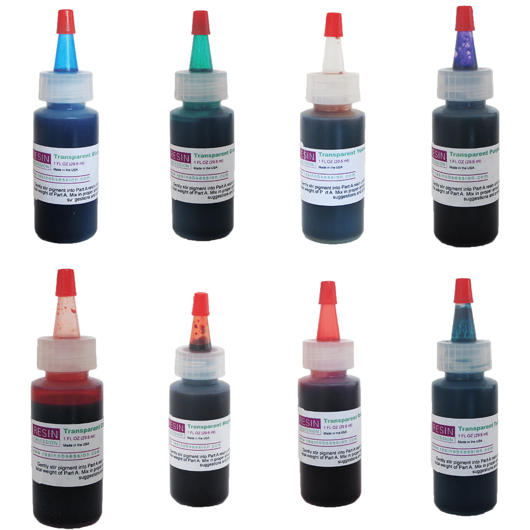  Ankexin Epoxy Resin Pigment-5 Colors Transparent Starry Sky UV  Epoxy Resin Dye Liquid for UV Resin Coloring,Resin Jewelry Makin